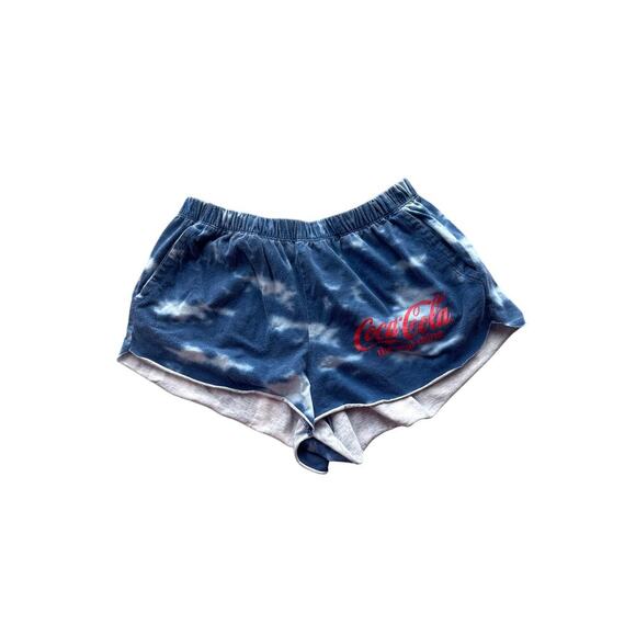 Coca-Cola Tie-Dye Sweat Shorts – Women’s Size Medium – with Red Logo - Picture 1 of 8